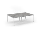 Back to Back Desk available in 2400 x 800, 2800 x 800 and 3200 x 800 - Grey Oak Top