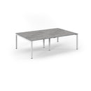 Back to Back Desk available in 2400 x 800, 2800 x 800 and 3200 x 800 - Grey Oak Top