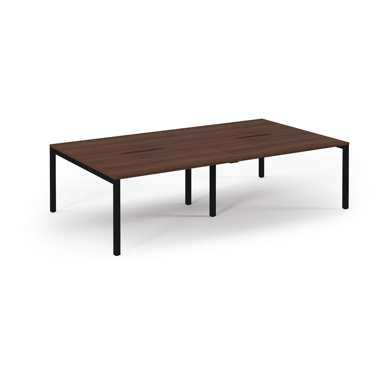 Back to Back Desk available in 2400 x 800, 2800 x 800 and 3200 x 800 - Walnut Top