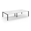 Back to Back Desk available in 2400 x 800, 2800 x 800 and 3200 x 800  - White Top