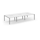 Back to Back Desk available in 3600 x 800, 4200 x 800 and 4800 x 800 - White Top