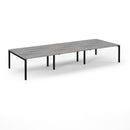 Back to Back Desk available in 3600 x 800, 4200 x 800 and 4800 x 800  - Grey Oak Top