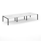 Back to Back Desk available in 3600 x 800, 4200 x 800 and 4800 x 800 - White Top