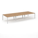 Back to Back Desk available in 3600 x 800, 4200 x 800 and 4800 x 800 - Beech Top