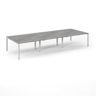 Back to Back Desk available in 3600 x 800, 4200 x 800 and 4800 x 800  - Grey Oak Top