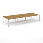Back to Back Desk available in 3600 x 800, 4200 x 800 and 4800 x 800 - Oak Top