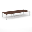 Back to Back Desk available in 3600 x 800, 4200 x 800 and 4800 x 800 - Walnut Top