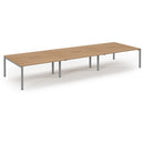 Back to Back Desk available in 3600 x 800, 4200 x 800 and 4800 x 800 - Beech Top
