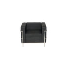 SJ009-1 - Single Seater Korby Sofa in Black Faux Leather