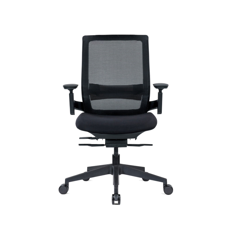 TENMC - Ergonomic Mesh Task Chair with sliding seat and adjustable lumbar