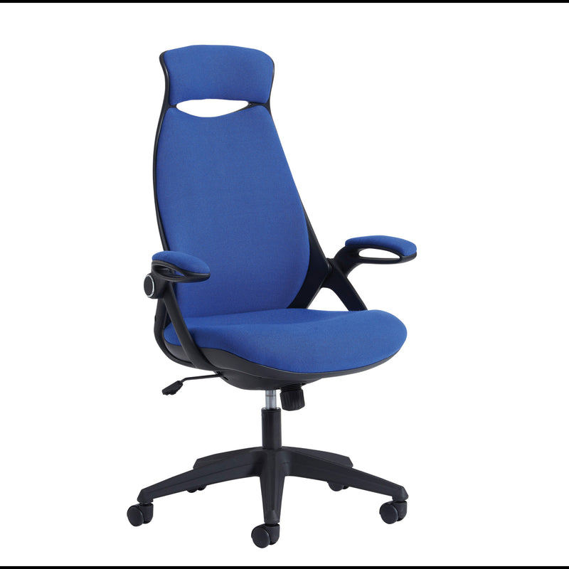 Tuscan high back fabric managers chair with head support