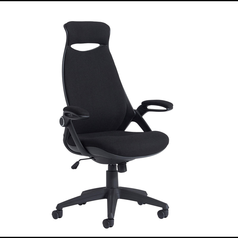 Tuscan high back fabric managers chair with head support