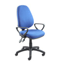 Vantage 100 2 lever PCB operators chair with fixed arms