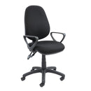 Vantage 100 2 lever PCB operators chair with fixed arms