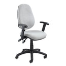 Vantage 100 2 lever PCB operators chair with adjustable arms