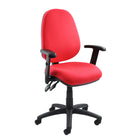 Vantage 100 2 lever PCB operators chair with adjustable arms