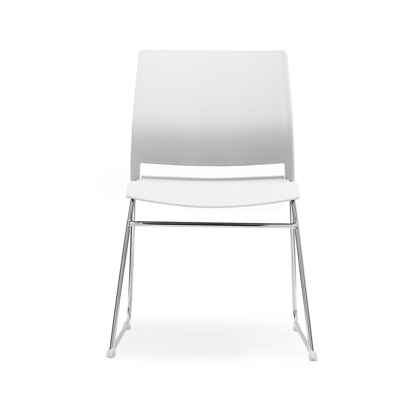 PSC/W - Verse Multipurpose Stacking Chair in all White Shell