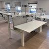 Used Height Adjustable Electric Bench Desk Complete Setup