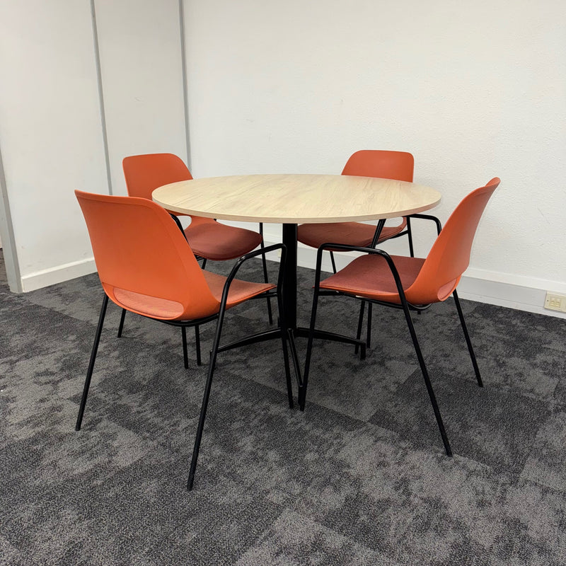 Used Boss Design Meeting Table Set with 4 Chairs