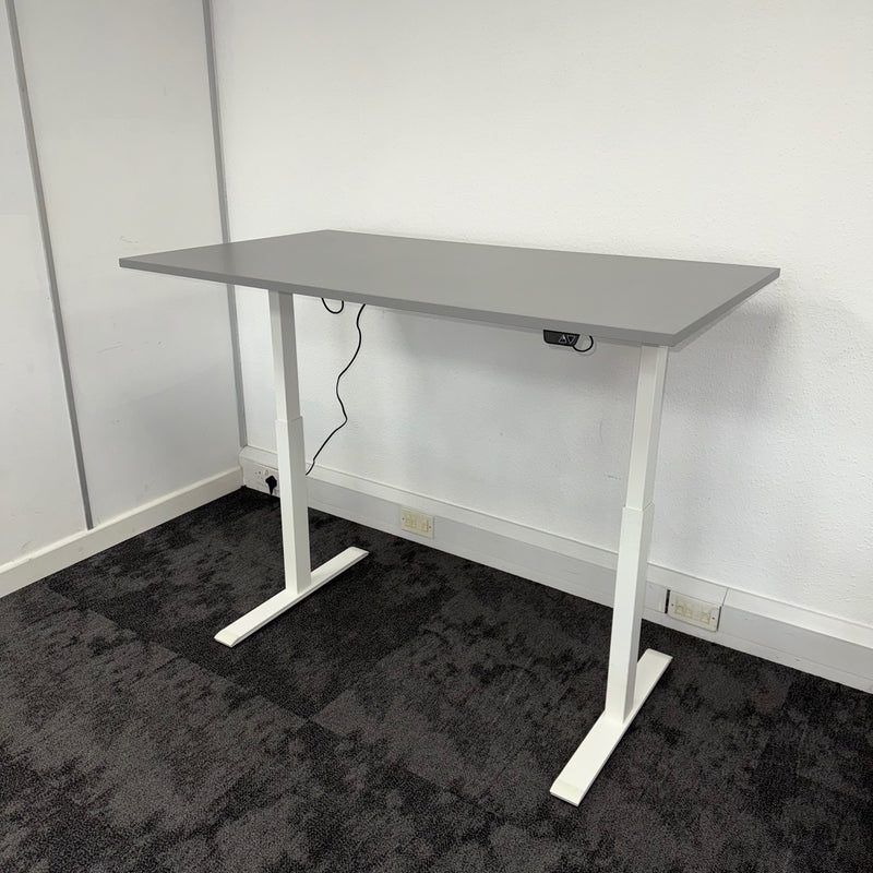 Used Electric Height Adjustable Straight Desk