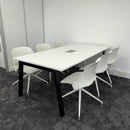 Used Meeting Table Bundle with 6 Humanscale Chairs