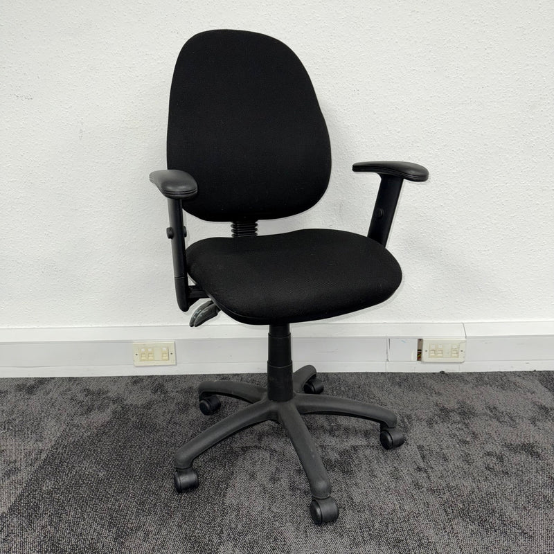 Used Fabric 2 Lever Task Chair with Height Adjustable Arms