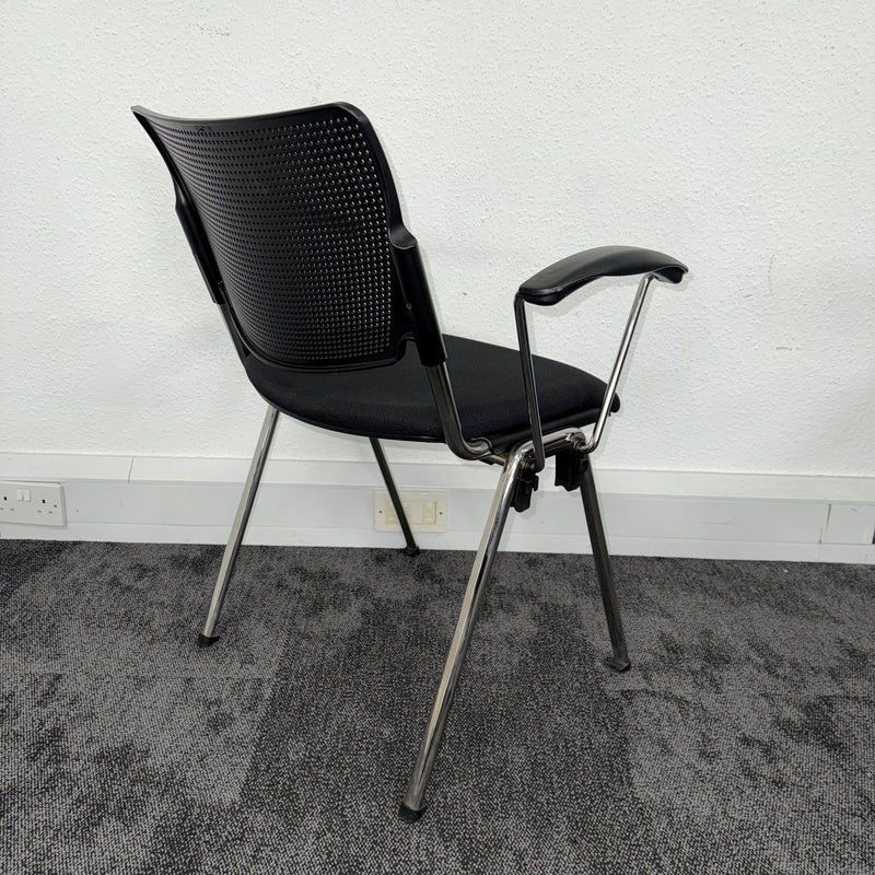 Used Fabric Meeting Chair with Arms