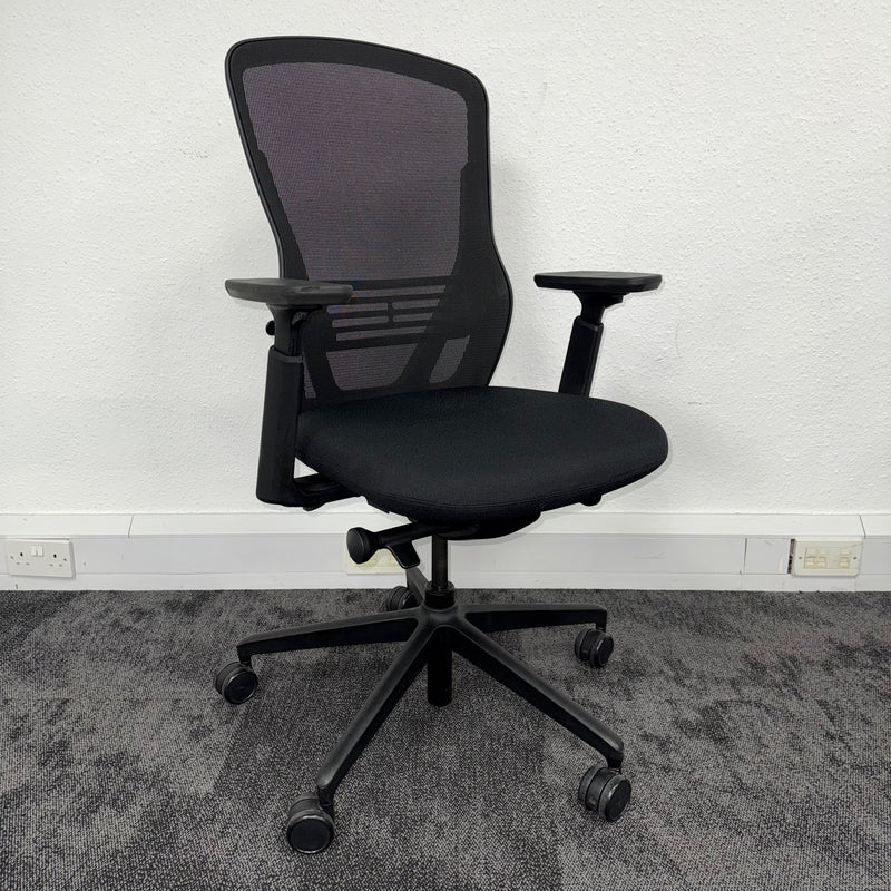 Used Senator Ousby Fully Adjustable Black Mesh Office Chair