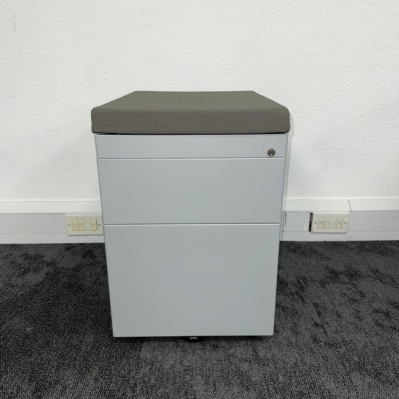 Used Haworth 3 Draw Mobile Pedestal with Cushion Top