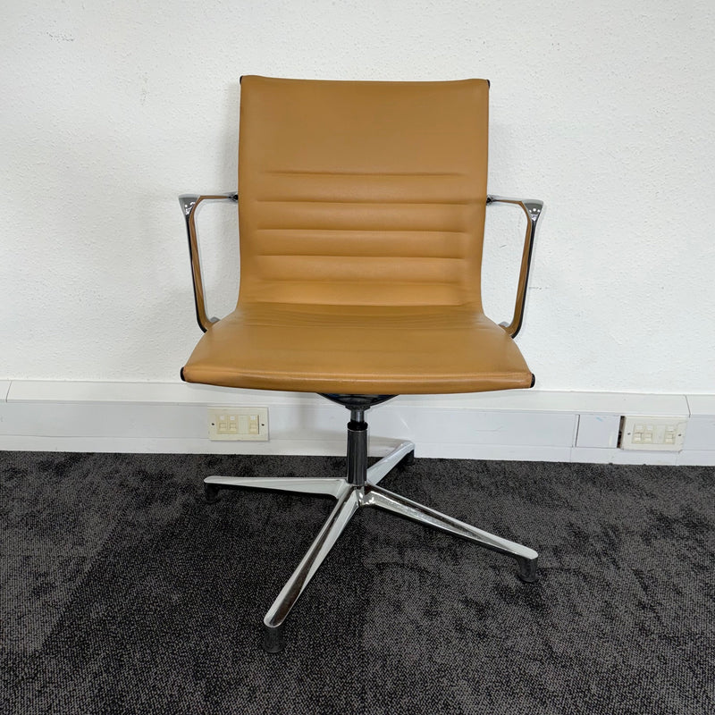 Used ICF Una Ribbed Meeting Chair