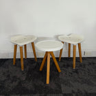 Used Pilot Low Stool Set by Patrick Rampelotto & Fritz Pernkopf with Table