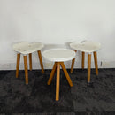 Used Pilot Low Stool Set by Patrick Rampelotto & Fritz Pernkopf with Table