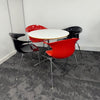 Used Canteen Set with Round Table and 4 Chairs