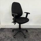 Used Black Fabric Adjustable Task Chair