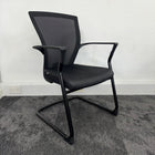 Used Bestuhl Black Mesh Meeting Chair