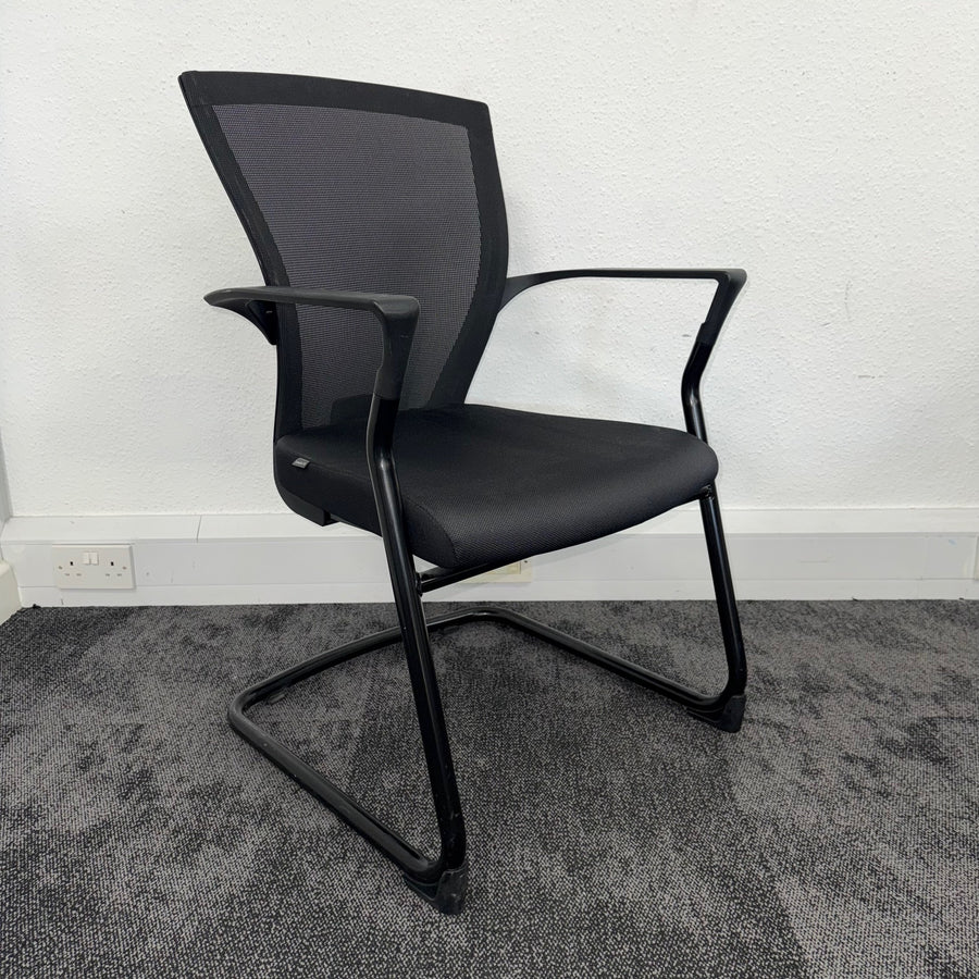 Used Bestuhl Black Mesh Meeting Chair
