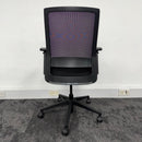 Used Mobili Nero Black Mesh Task Chair