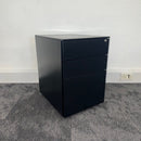 Used Black 3 Draw Mobile Pedestal
