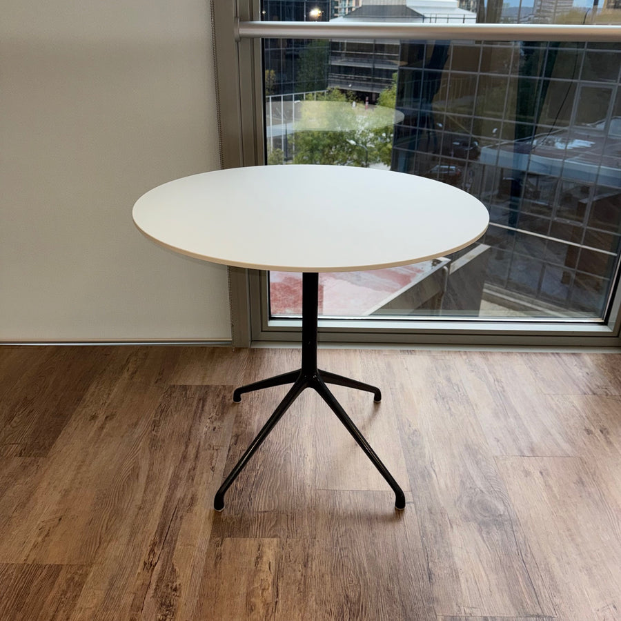 Used HAY Branded White Round Table