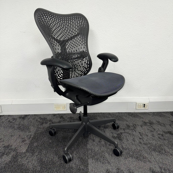 Used Herman Miller Mirra Full Spec - Dark Blue Seat