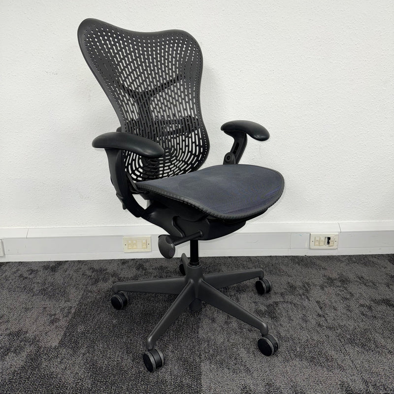 Used Herman Miller Mirra Full Spec - Dark Blue Seat