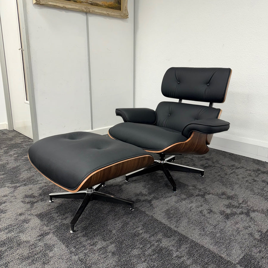 New Vitra Eames Style Lounge Chair with Ottoman