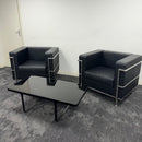 Used Le Corbusier Style Reception Set with Coffee Table