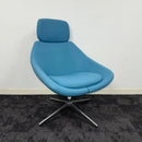 Used Allermuir Open Lounge Chair With Headrest