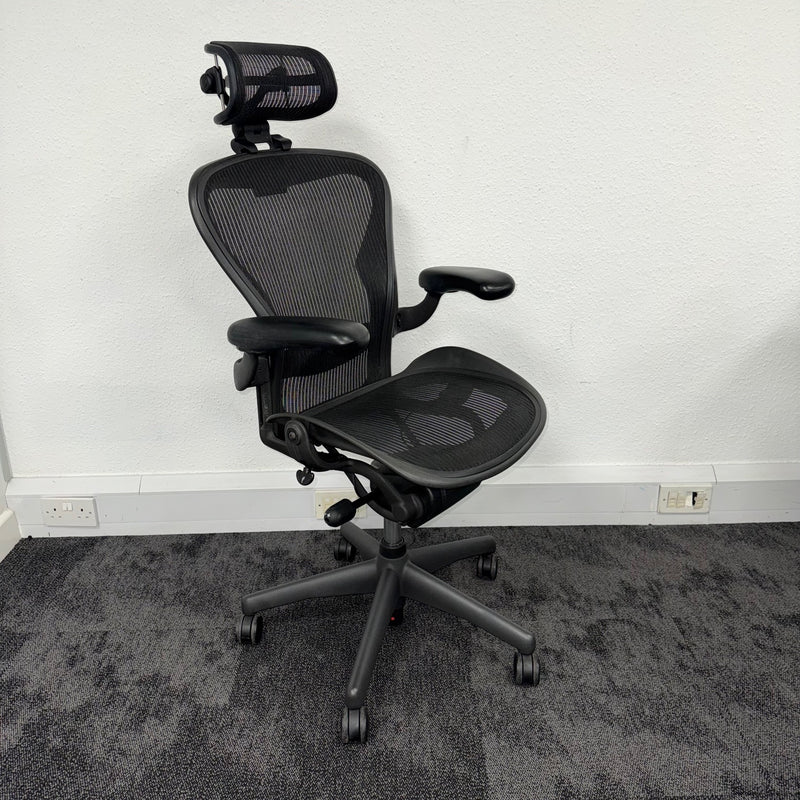 Used Herman Miller Aeron with Headrest