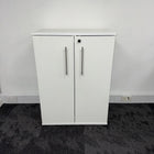 Used White Cupboard with 2 Shelves