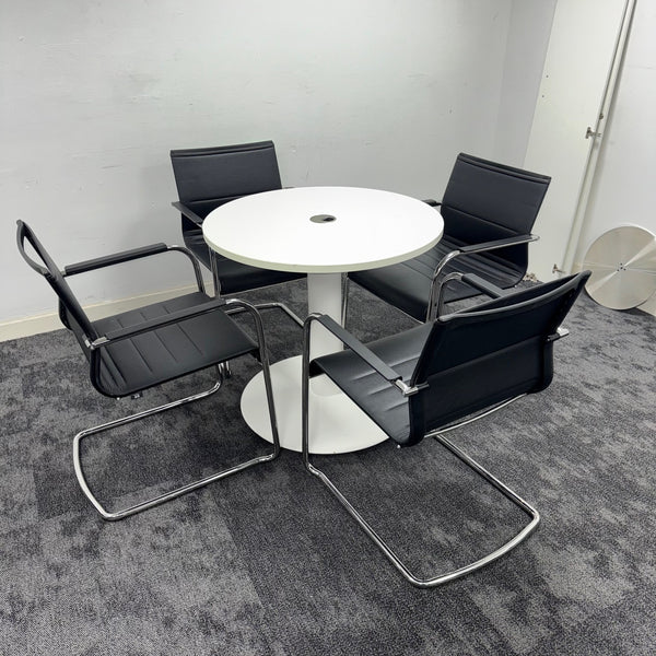 Used ICF Meeting Table Set with 4 Chairs