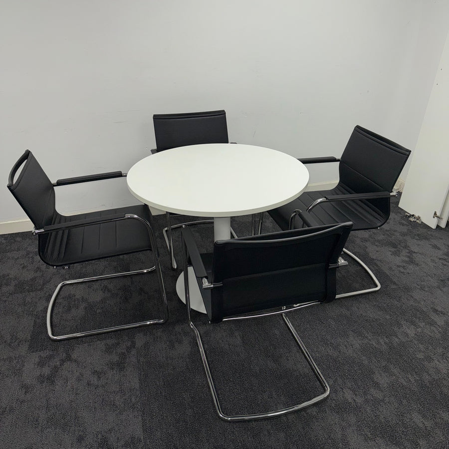 Used ICF Meeting Table Set with 4 Chairs