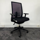 Used Haworth Very Black Mesh Task Chair