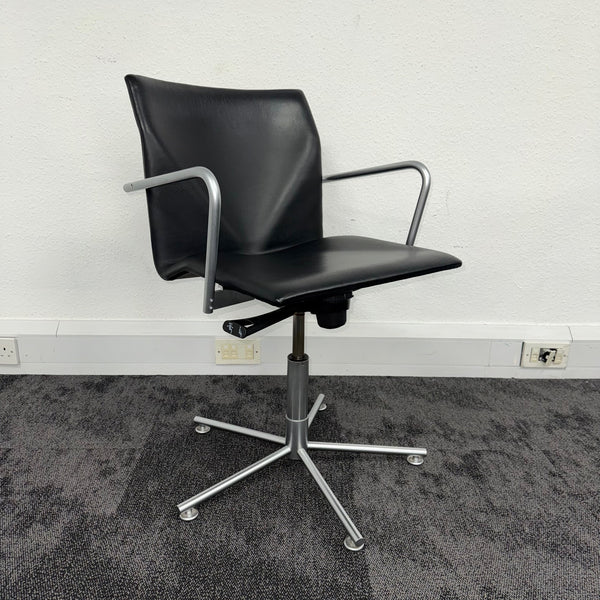 Used Andreas Hansen & Peter Lassen Leather Meeting Chair